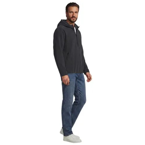 Men's Anyweather RainDefense Hooded Half Zip Fleece Pullover
