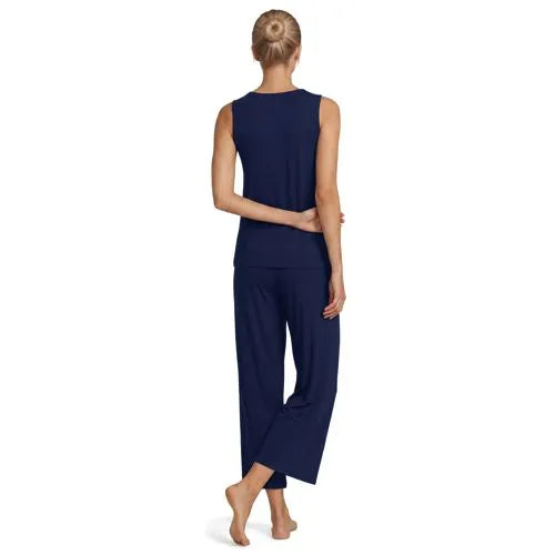 Women's Cooling 3 Piece Pajama Set - Tank Crop and Robe