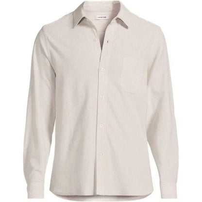 Men's Long Sleeve Knit Button Down Shirt