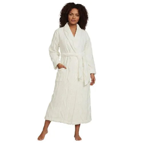Women's Cozy Cable Robe