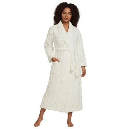 Women's Cozy Cable Robe