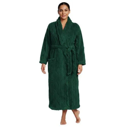 Women's Cozy Cable Robe