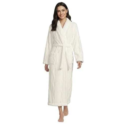 Women's Cozy Cable Robe