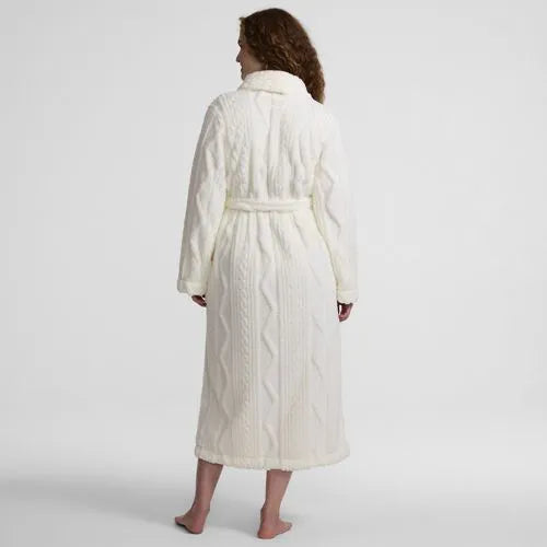 Women's Cozy Cable Robe