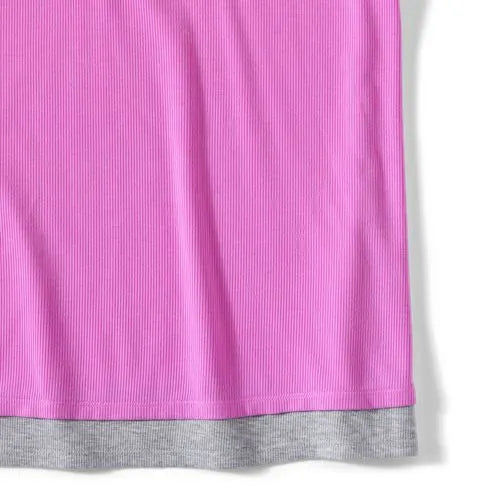 Women's Comfort Rib 2 Piece Pajama Set - Long Sleeve Top and Pants