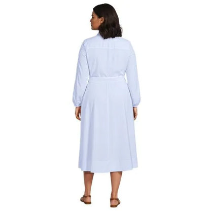 Women's Perfect Button Front Shirt Dress