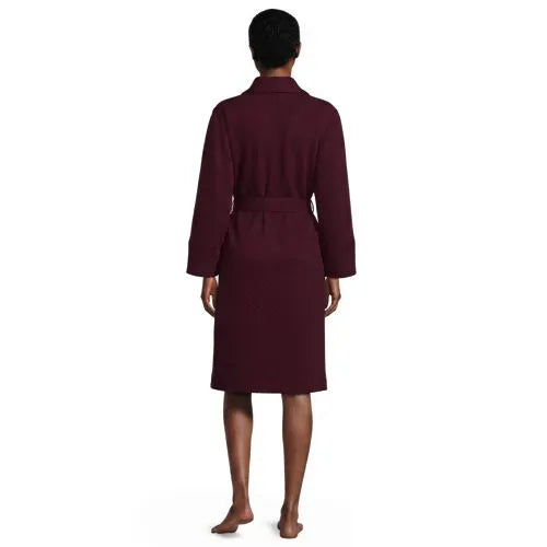 Women's Quilted Knee Length Robe