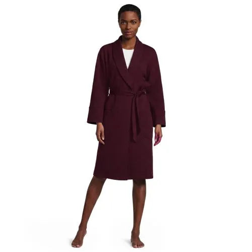 Women's Quilted Knee Length Robe