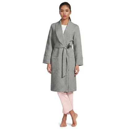 Women's Quilted Knee Length Robe