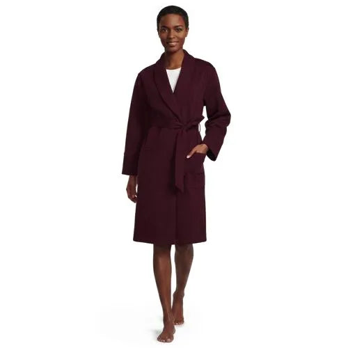 Women's Quilted Knee Length Robe