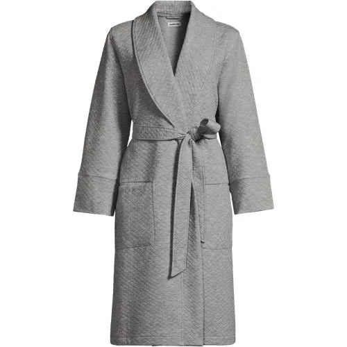 Women's Quilted Knee Length Robe