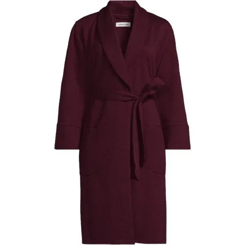 Women's Quilted Knee Length Robe