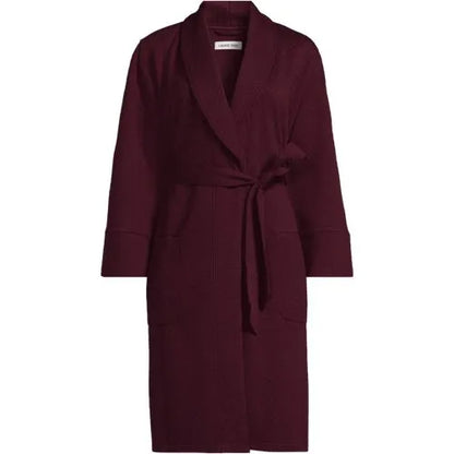 Women's Quilted Knee Length Robe
