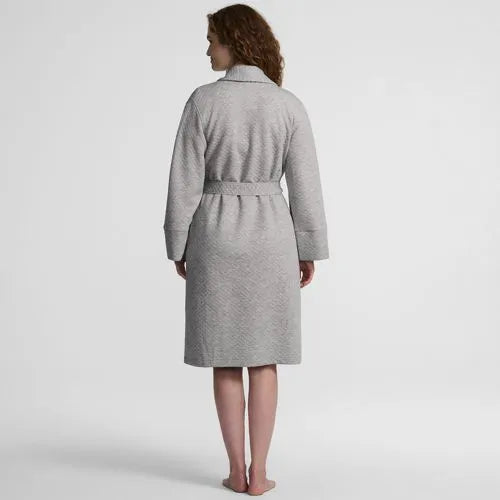 Women's Quilted Knee Length Robe