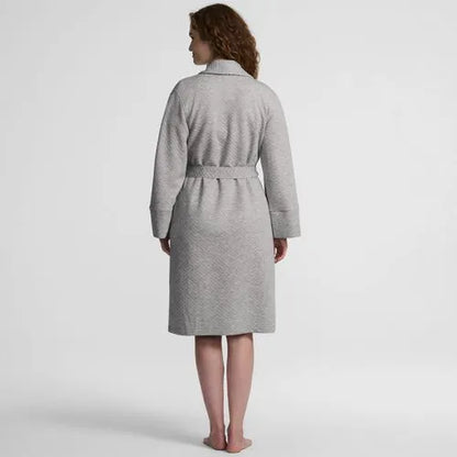 Women's Quilted Knee Length Robe