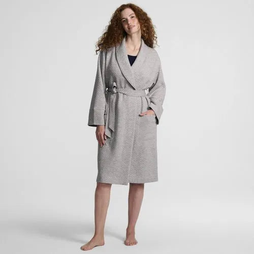 Women's Quilted Knee Length Robe