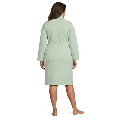Women's Quilted Knee Length Robe
