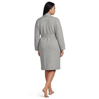 Women's Quilted Knee Length Robe