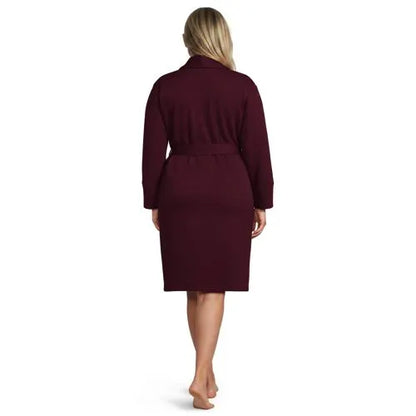 Women's Quilted Knee Length Robe