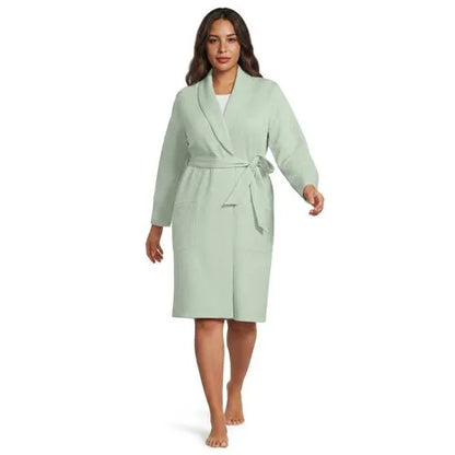 Women's Quilted Knee Length Robe