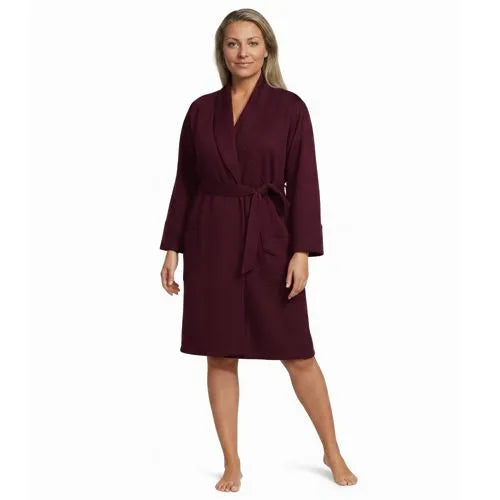 Women's Quilted Knee Length Robe