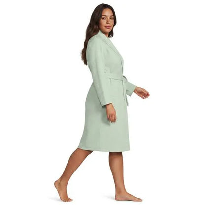 Women's Quilted Knee Length Robe