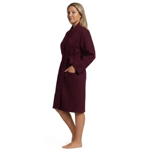 Women's Quilted Knee Length Robe