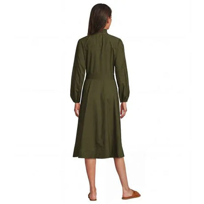 Women's Perfect Button Front Shirt Dress