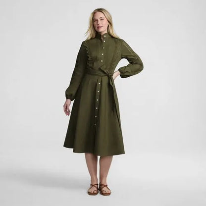 Women's Perfect Button Front Shirt Dress
