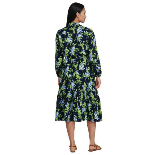 Women's Bracelet Button Front Midi Dress