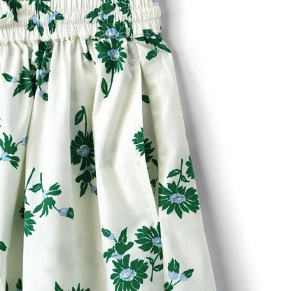Women's Poplin Pull On Midi Skirt