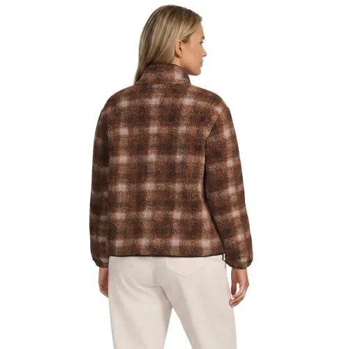 Women's Print Boucle Fleece Jacket