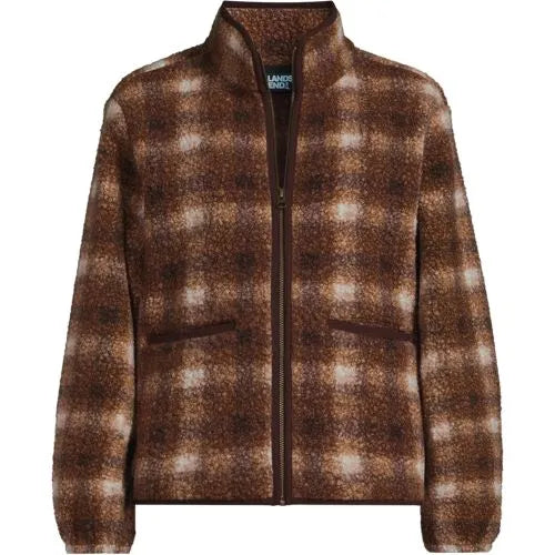 Women's Print Boucle Fleece Jacket