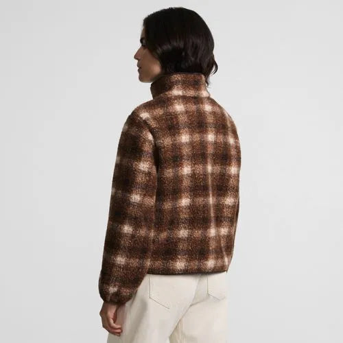 Women's Print Boucle Fleece Jacket
