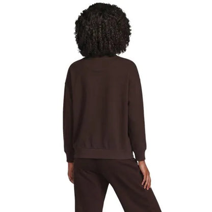 Women's Long Sleeve Serious Sweats Polo Collar Sweatshirt
