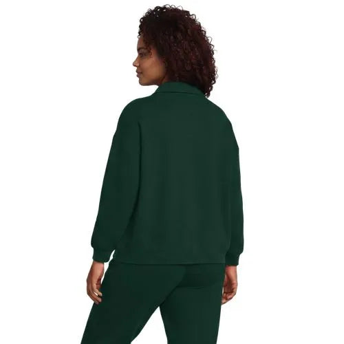 Women's Long Sleeve Serious Sweats Polo Collar Sweatshirt