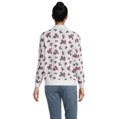 Women's Long Sleeve Waffle Button Up Henley