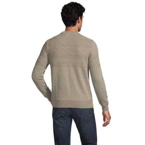 Men's Long Sleeve Drifter Guernsey Sweater
