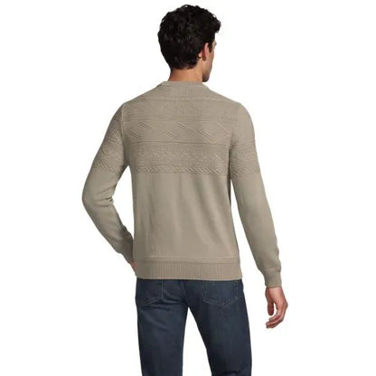 Men's Long Sleeve Drifter Guernsey Sweater