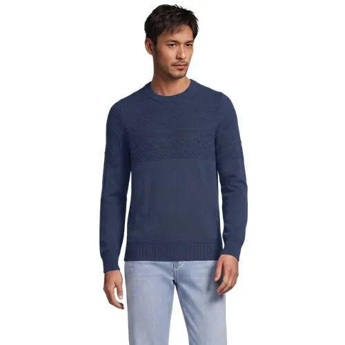 Men's Long Sleeve Drifter Guernsey Sweater