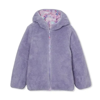 Girls FeatherFree Reversible Hooded Jacket