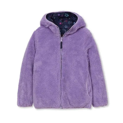 Girls FeatherFree Reversible Hooded Jacket
