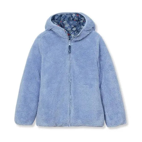 Girls FeatherFree Reversible Hooded Jacket
