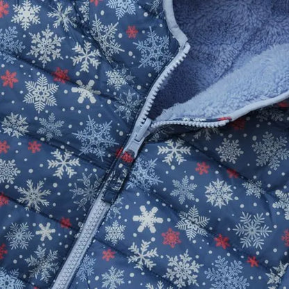 Girls FeatherFree Reversible Hooded Jacket