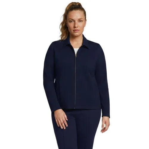 Women's Starfish Zip Front Collared Jacket