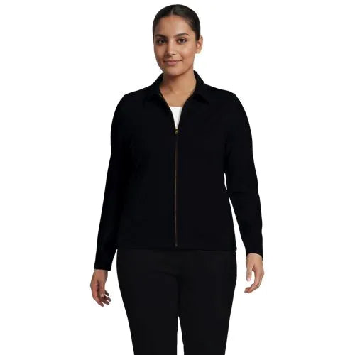 Women's Starfish Zip Front Collared Jacket