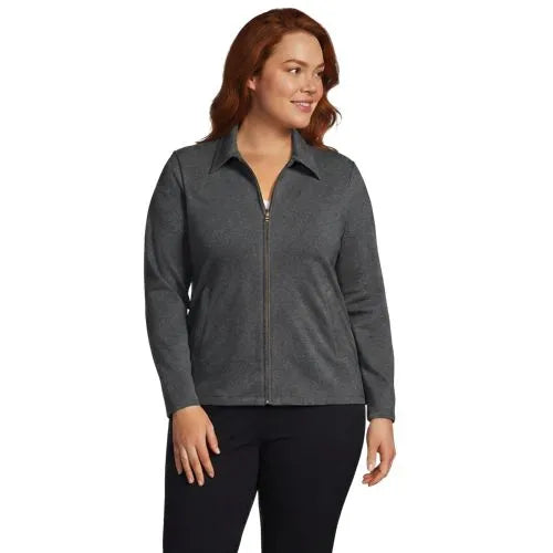 Women's Starfish Zip Front Collared Jacket