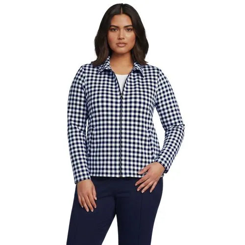 Women's Starfish Zip Front Collared Jacket