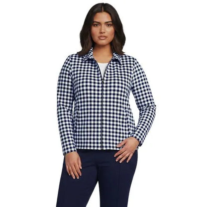 Women's Starfish Zip Front Collared Jacket