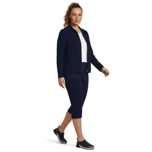 Women's Starfish Zip Front Collared Jacket